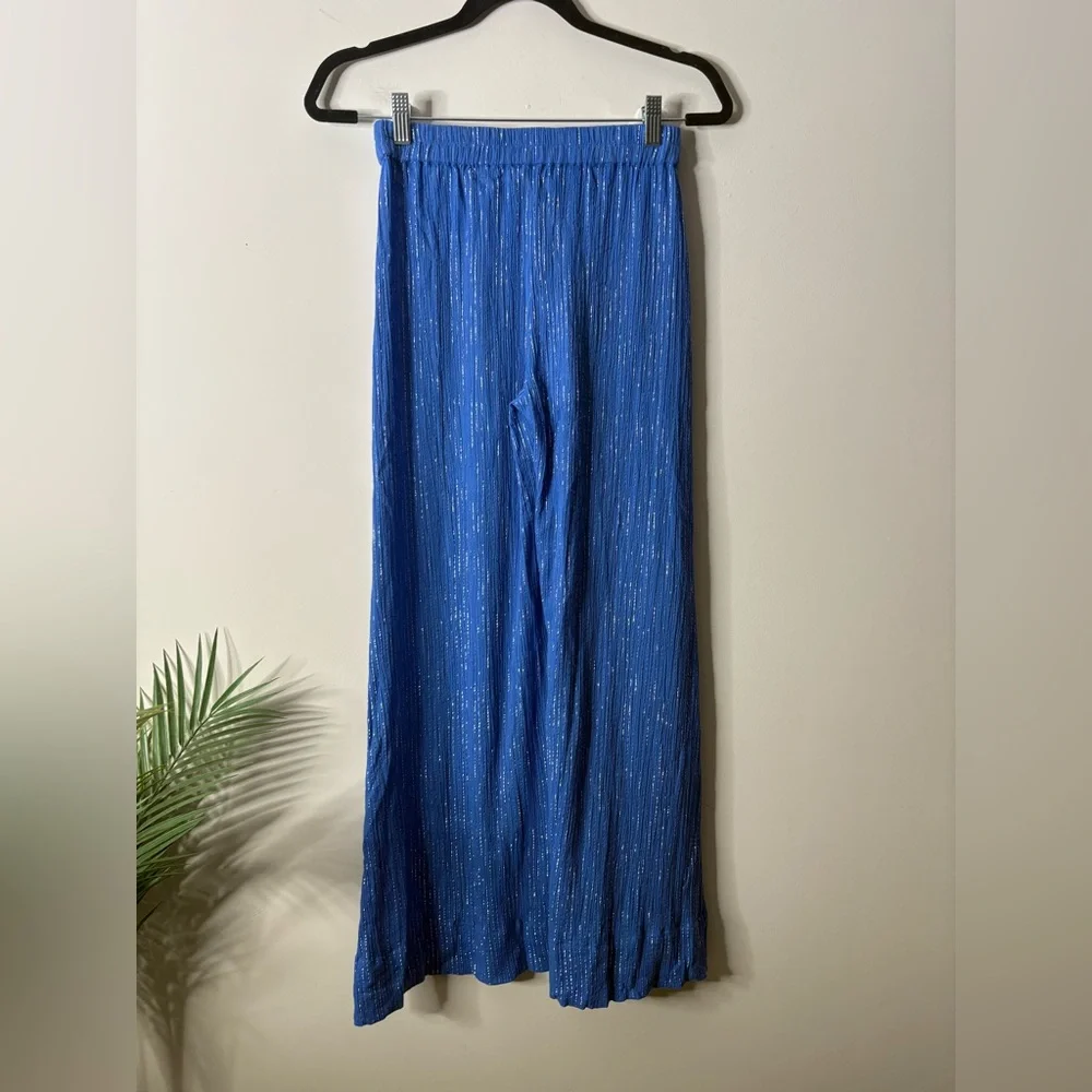 Suzi Kondi Blue Wide Leg Pants - Picture 5 of 6